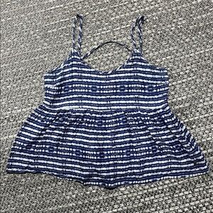 Roxy | Fit And Flare Boho Striped Tank